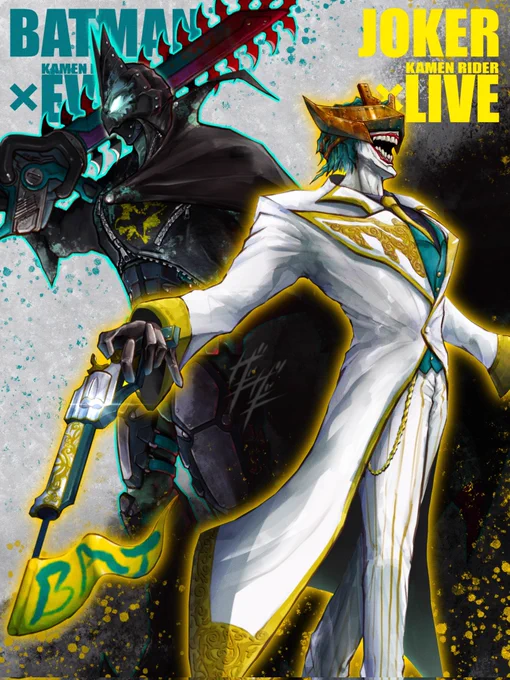  Batman × Kamen Rider Evil Joker × Kamen Rider Live#バットマンの日 #BatmanDay2024 