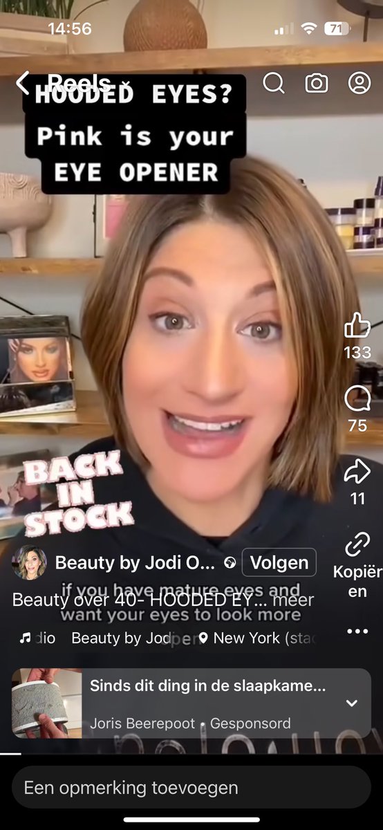 Je hebt meer ooglid dan ik vel op mijn rug heb, vriendin.