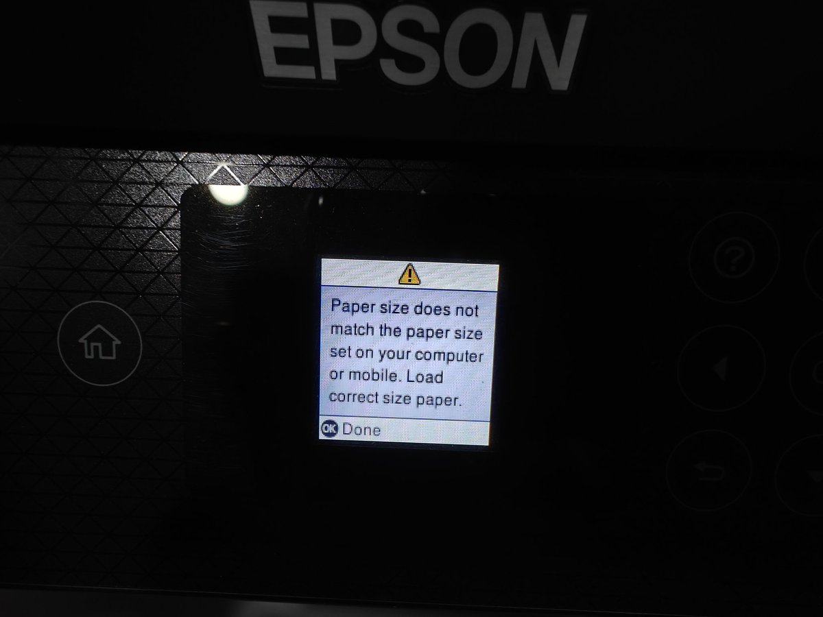 anonymous_modi's tweet photo. @IndiaEpson blank paper is coming from printer most of the time I am trying to print. 2 times service engineer has come to solve but problem persists. 

Please help solving the problem. https://t.co/tAozd1wi1C