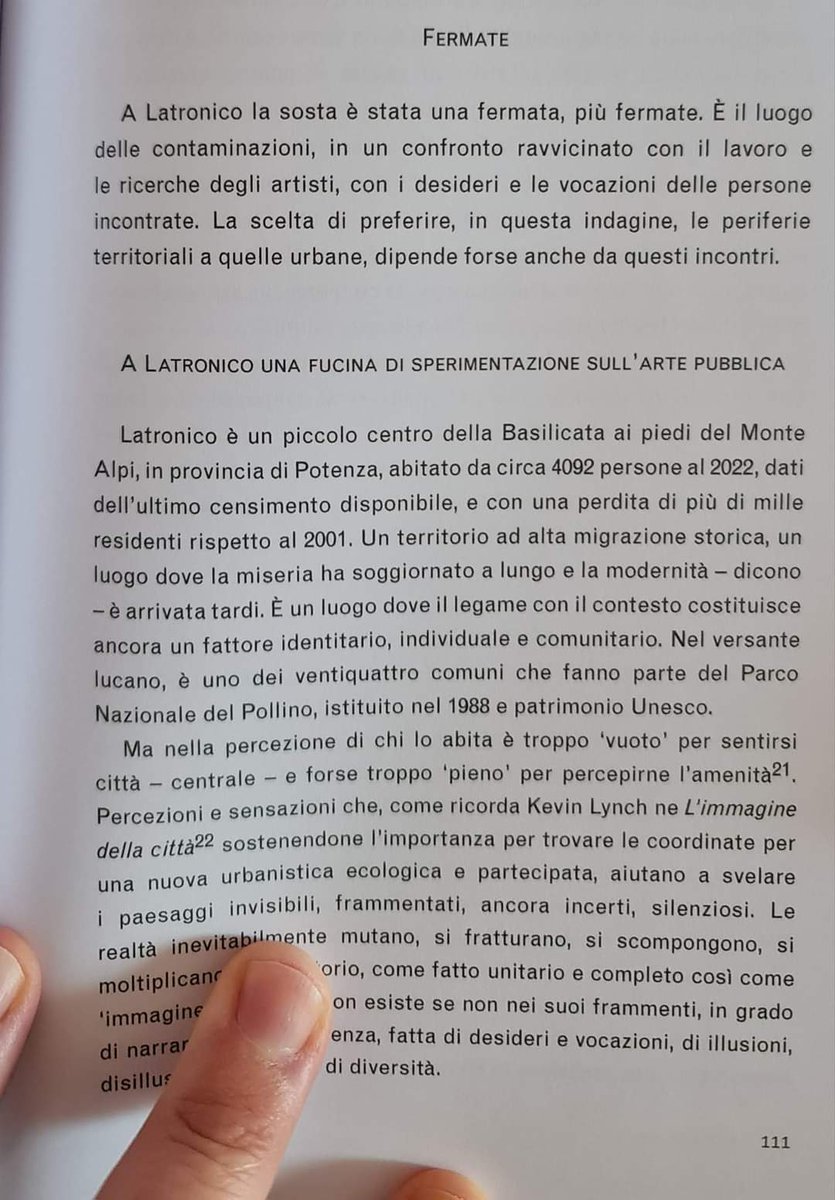 Grazie ❤️ Stefania Crobe 🙏 per questo dono prezioso.

Uno splendido viaggio, raccontato da Stefania, una ricerca tra le pratiche artistiche italiane, creative e di rigenerazione urbana e territoriale, tra queste #ArtePollino #UNALTROSUD
#rigenerazione #arte #creative