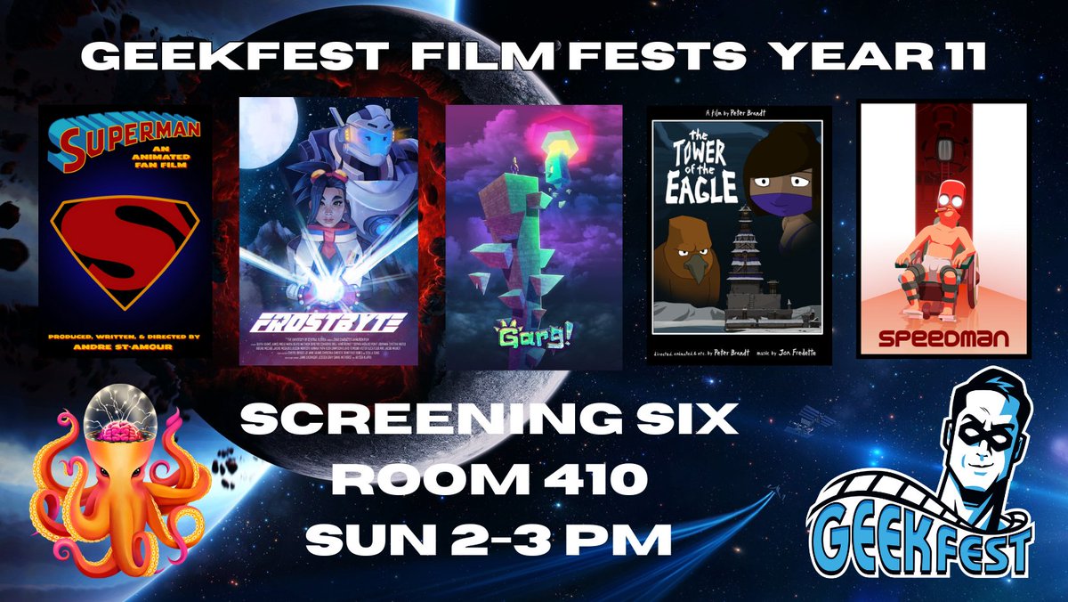 TWO weeks!  Until our biggest and Last event of 2024!
<a href="/GeekFilmFests/">GeekFest Film Fests</a> @ComicConLA
Don't miss us at Booth 852 and screenings and panels 
Sun Screening programs below:
Full SCHEDULE- geekfestla.com/event/lacc24/ 
#geekfest #comiccon #filmfestival