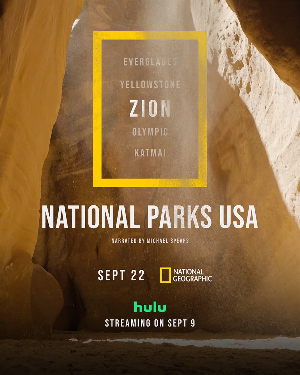 ImagesInSound's tweet image. Discover the red rock majesty of Zion in the final episode of National Parks: USA! 🏜️ 

From towering cliffs to hidden canyons, Zion's breathtaking beauty is a sight to behold. Tune in for the premiere on National Geographic, Sept 22nd! 🌄 #NationalParksUSA

#imagesinsound