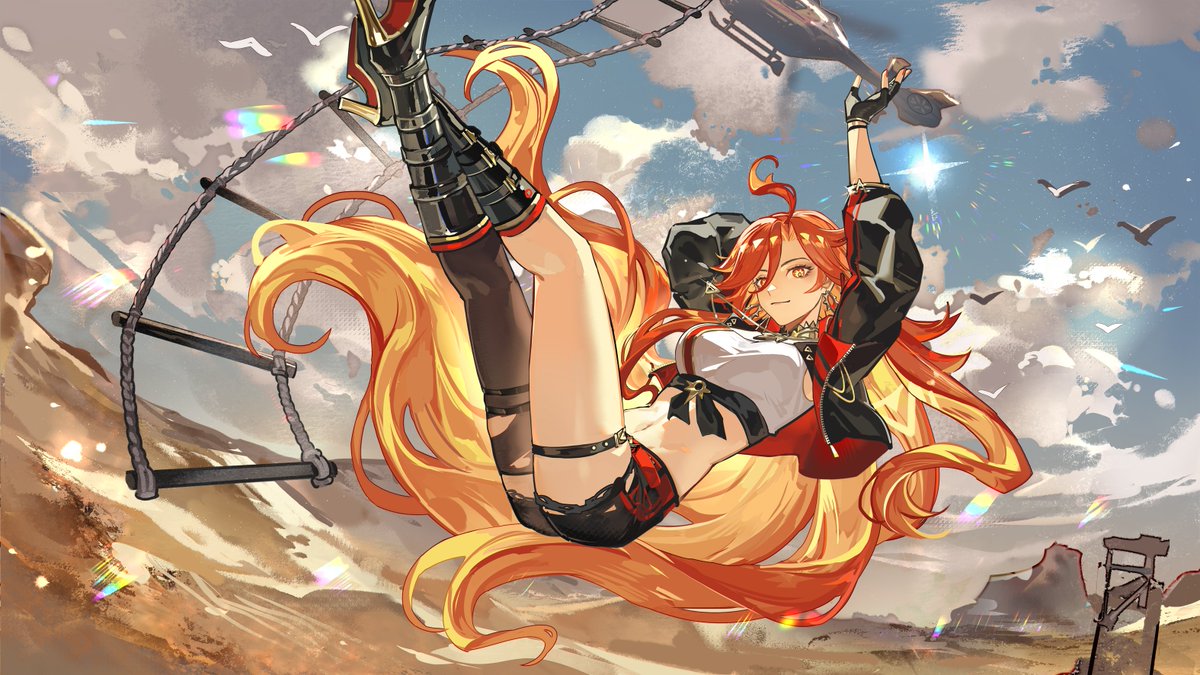 #HoYoFair #GenshinImpact #FlameFusion
很高兴能参与这次HoYoFair！！！我负责了【COMING BACK】节目中火神的插画绘制🥰🥰