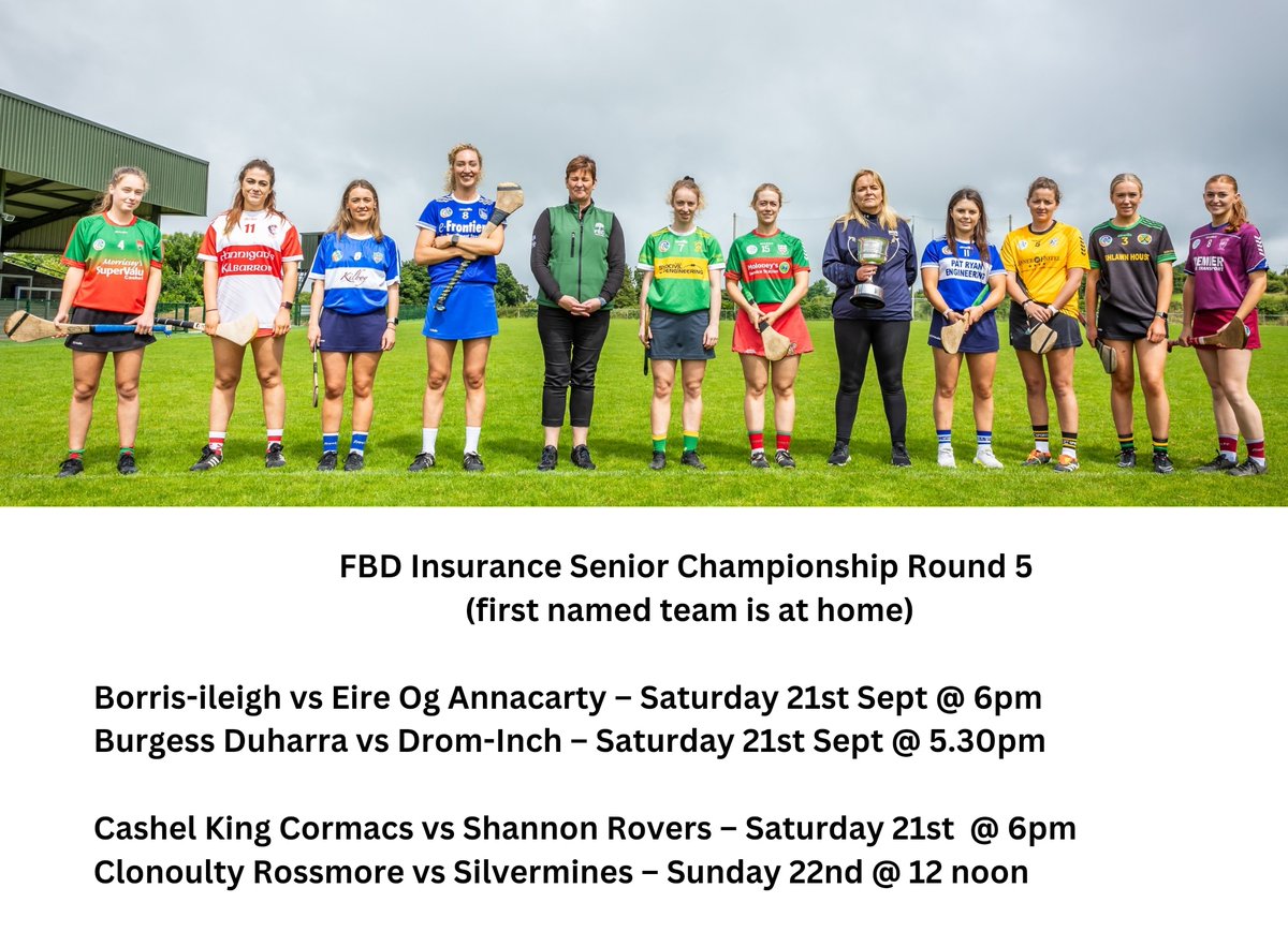➡️ Senior Group 1 - Before the final round, what we already know?
✅ Thurles Sars have topped the Group and secured a home quarter final draw
✅ Clonoulty Rossmore will finish 2nd
✅ Silvermines are in relegation 
✅ Cashel KC VS Shannon Rovers tonight to decide who is 3rd &amp; 4th