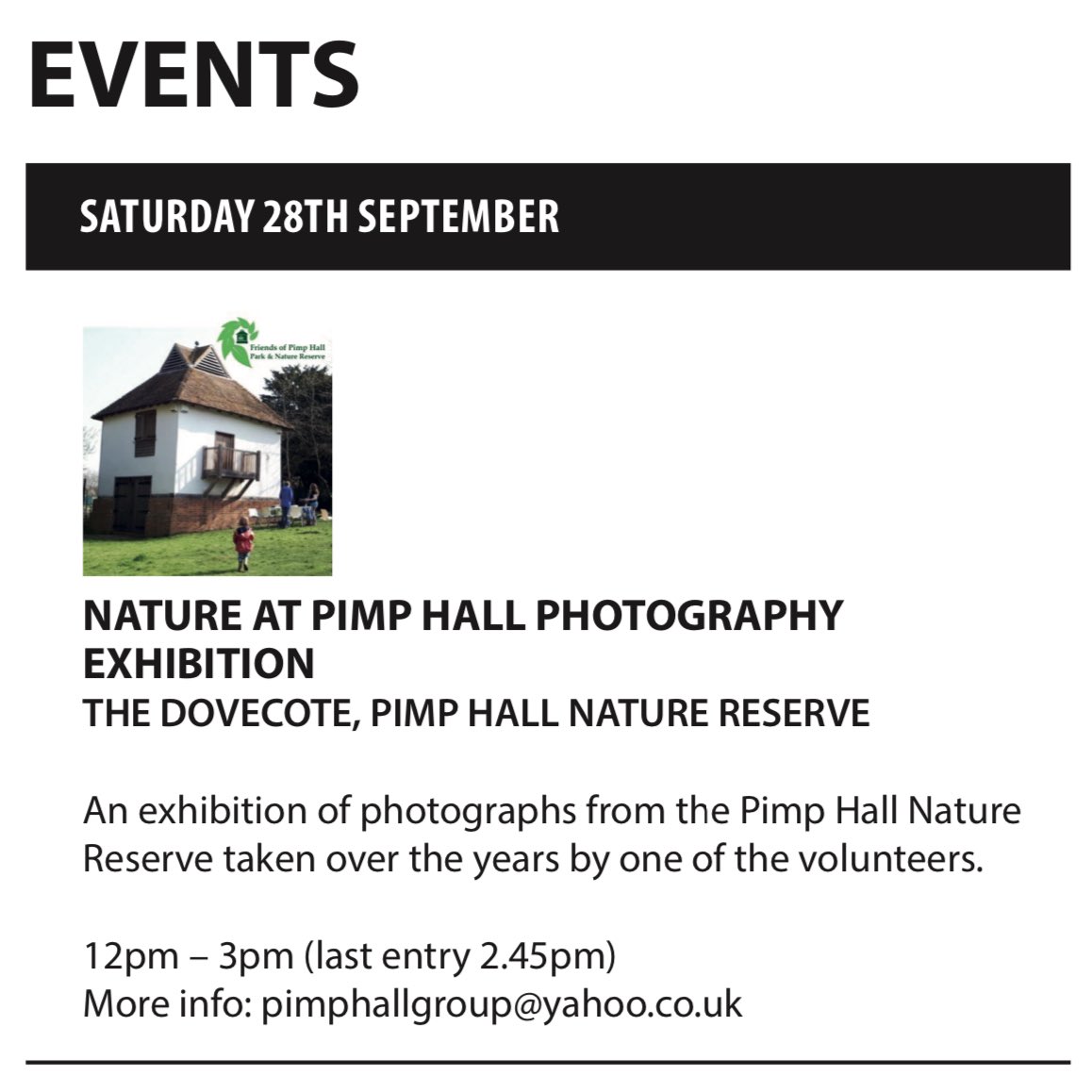 Sat 28th Sept see inside the historic dovecote at #PimpHallNatureReserve as we will be opening as part of the North Chingford Arts Trail 🖌️🎨