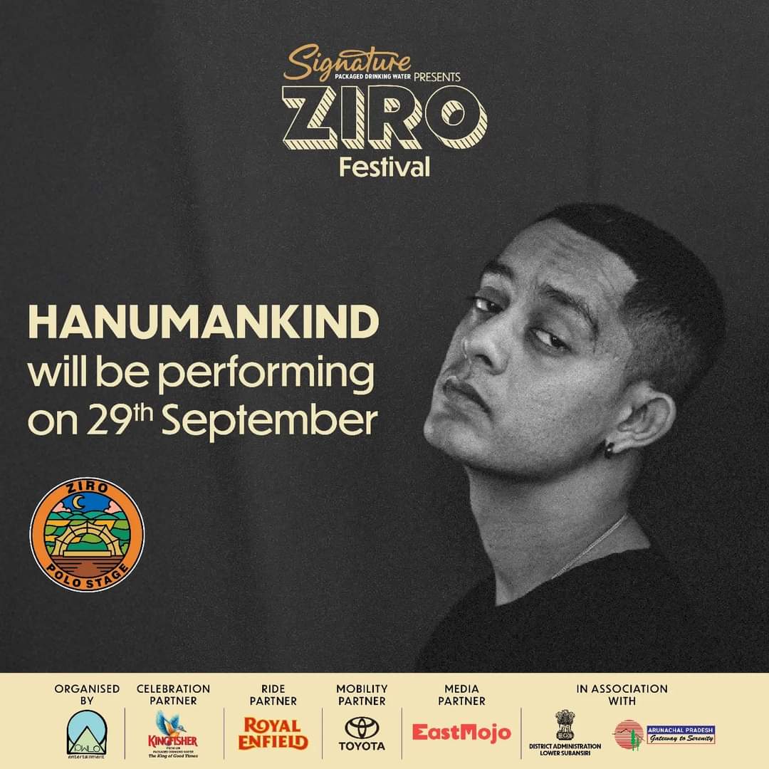 jonpebipaksok's tweet photo. Whoa!!! Ziro festival !!!,
#hanumankind will now be performing on 29th September at the Polo Stage.
#ZiroFestival2024 #ZiroMagic https://t.co/igqlDIgU2c