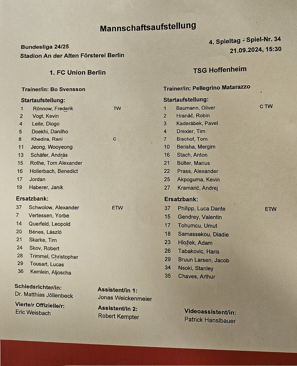 Noch mal Bundesliga im Sommer. #fcutsg #fcunion