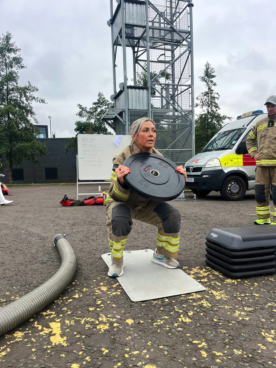 _IanSim's tweet photo. A fantastic inaugural @fire_scot and @firefighters999 “Firerox” event this morning.  Away for a lie down, now. 🥵😂 https://t.co/voNdQRpHlY