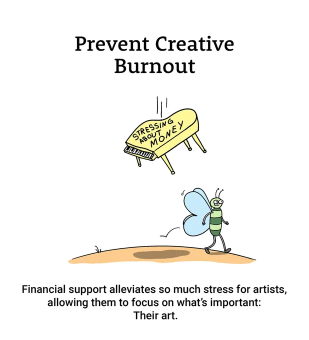 This isn't a sob story. It's just a reminder that art-any art-doesn't materialize out of air. It comes from the hours and effort of real people who would love to keep creating without interruption. But the truth is, without Patreon we'd be spending those hours doing other things. 