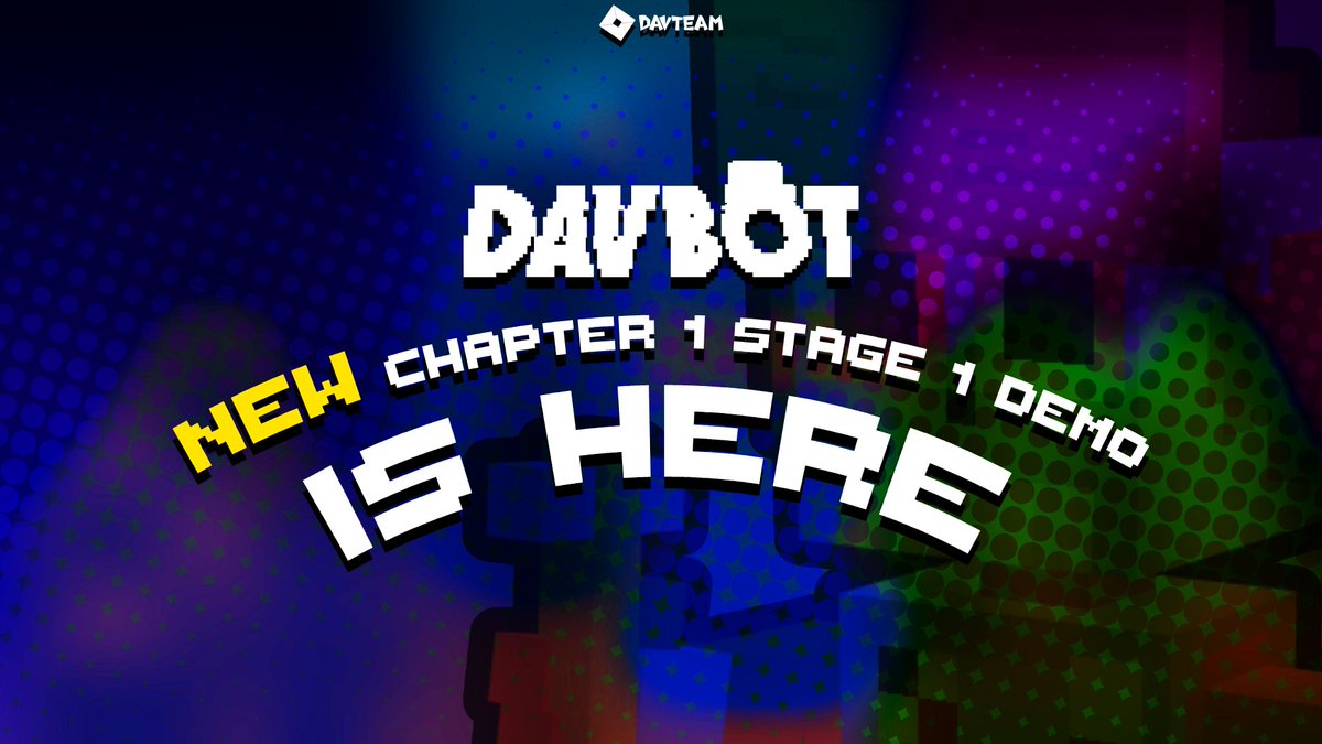 davteam_'s tweet photo. Introducing DAVBOT 0.5.2: Chapter 1 Stage 1 Demo! This Demo showcases what changes have been made to 0.5.2 and what all the stages will feel like later. 😃
-> https://t.co/FzhtUHS5yz <-

Changelog
https://t.co/ue4ZNt4zp0

#itchio #release #demo #update #davbot https://t.co/DpDMe5pN8N