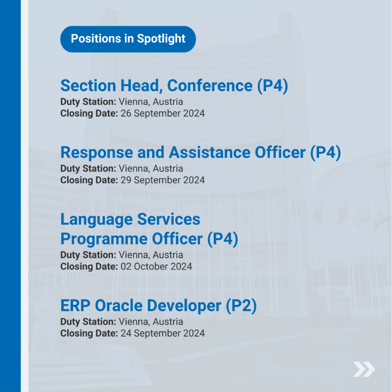 iaeaorg's tweet photo. We are hiring for many positions at the IAEA! Check all positions that are closing soon and apply before the closing date. 👇 #IAEAjobs #UNjobs
