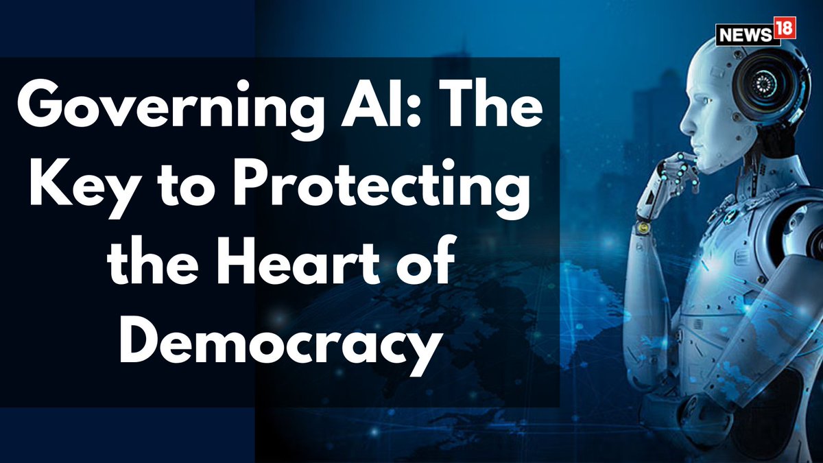 CNNnews18's tweet photo. #OPINION | Without proper governance, artificial intelligence could deepen societal divisions and undermine trust in the very systems.
#AI #governingAI #ArtificialIntelligence #democracy
Written By : Rishi Sinha
https://t.co/ROMnTqKRV4 https://t.co/aRJ8yMKabt