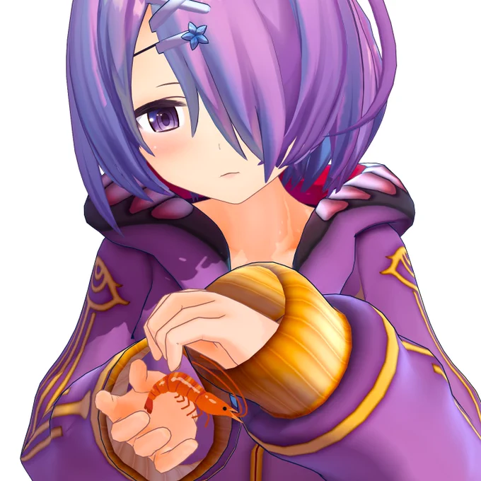 なんか、エビ揉むのが流行りって聞いて#あずきそあーと(C)Appland, Inc. 