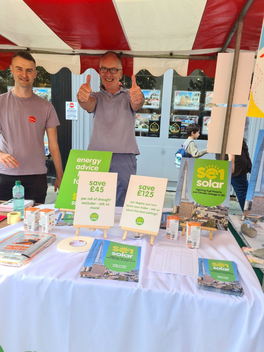 SE1_Solar's tweet photo. We're at the Bermondsey Street Festival! #bermondsey https://t.co/R3LzZ4LQWM