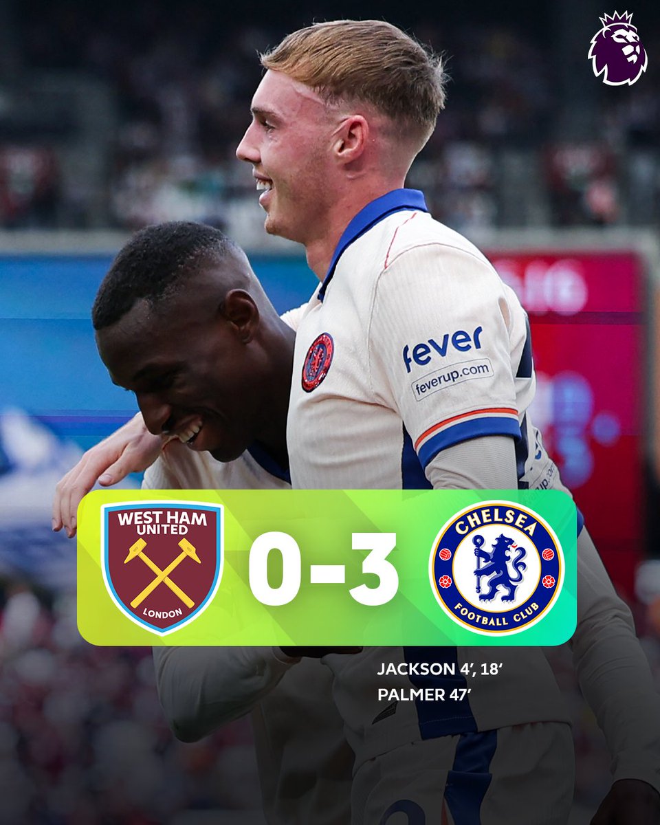 A third successive away win for <a href="/ChelseaFC/">Chelsea FC</a> 💪

#WHUCHE
