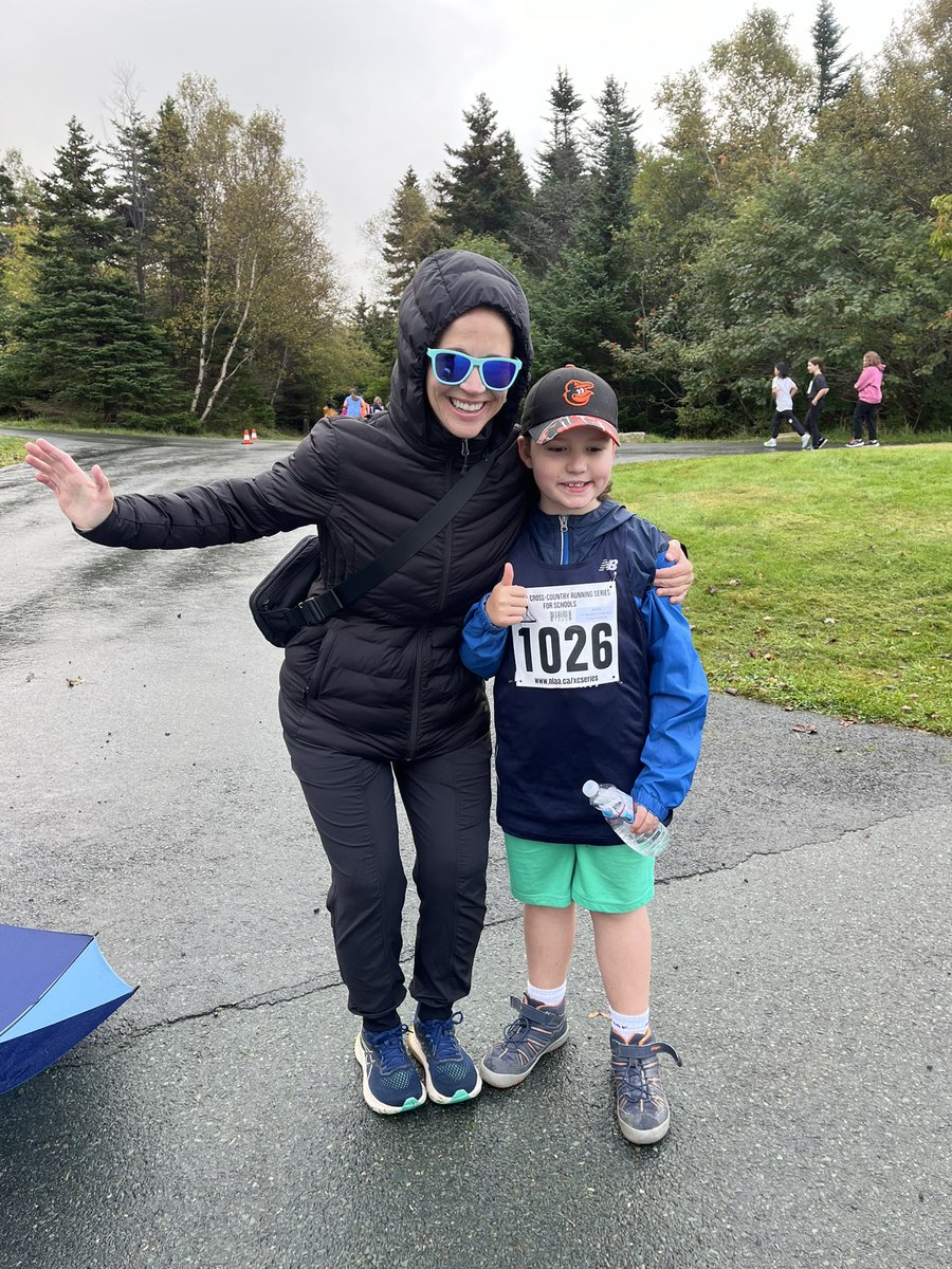 Amazing showing from the kids <a href="/stmaryselem/">St Mary's Elementary</a> XC SERIES this am. Smiling faces says it all. ♥️♥️<a href="/NLAthletics/">NLAA</a>