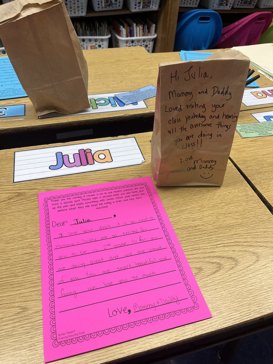 These Second Graders loved seeing their grown ups sitting at their desks and especially loved reading their letters💌 ⚓️ <a href="/OaksSchool3/">Oaks School #3</a>