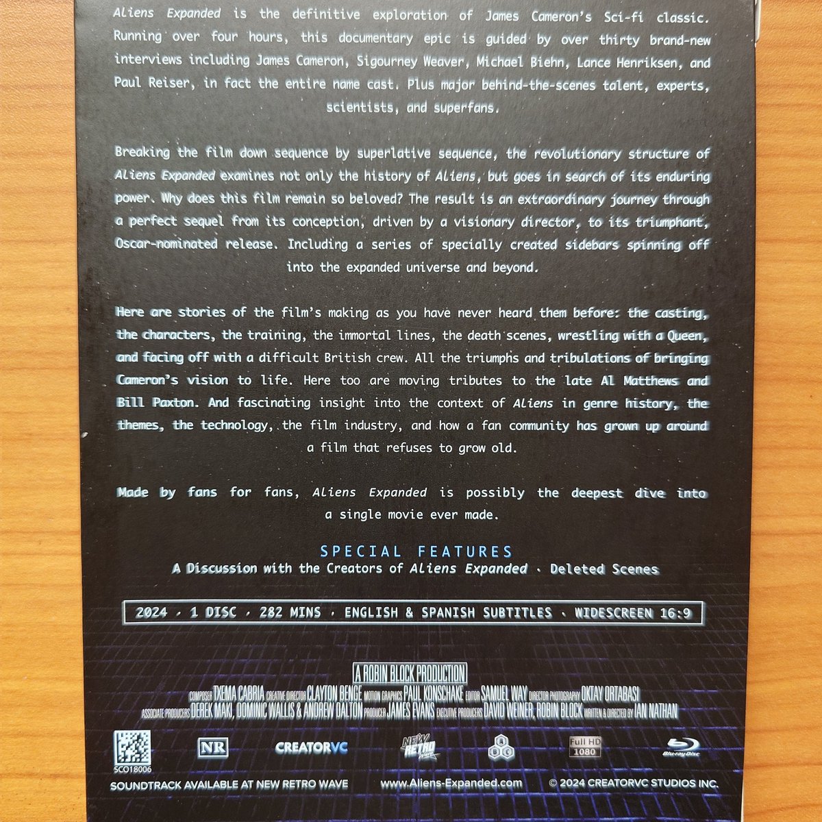 Alain_Marche's tweet photo. My Blu-ray copy of @aliensexpanded documentary arrived today! 🙂
#aliensexpanded #aliens #documentary #creatorvc #bluray #bluraycollector #bluraycollection #sciencefiction #scifi #sf https://t.co/T2zdjt2ebQ