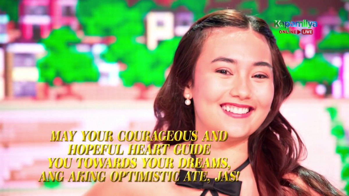 PBBabscbn's tweet photo. Welcome back to the outside world, Jas! May your courageous and hopeful heart guide you towards your dreams! #PBBGen11EighthEviction https://t.co/2Xv2MmlXEn