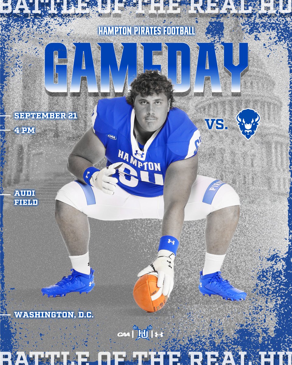 Hampton Football (@hupirates_fb) on Twitter photo battle mode activated
π <a href="/HUBISONFOOTBALL/">HOWARD FOOTBALL</a>
ποΈ Audi Field
β° 4:00PM ET
πΊ Monumental Sports Network
#WeAreHamptonU #RYFP battle mode activated
π <a href="/HUBISONFOOTBALL/">HOWARD FOOTBALL</a>
ποΈ Audi Field
β° 4:00PM ET
πΊ Monumental Sports Network
#WeAreHamptonU #RYFP