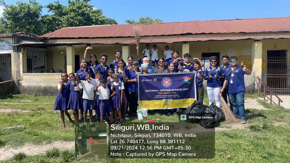 NInspiria's tweet photo. "Swabhav swachhata - sanskar swachhata" and "Youth for Digital Literacy" in our adopted village.

Two main initiatives taken by NSS unit 1 of Inspiria Knowledge Campus, MAKAUT

#nss #youthfordigitalliteracy #SwachhtaHiSeva2024 https://t.co/Bxthq5DMqS