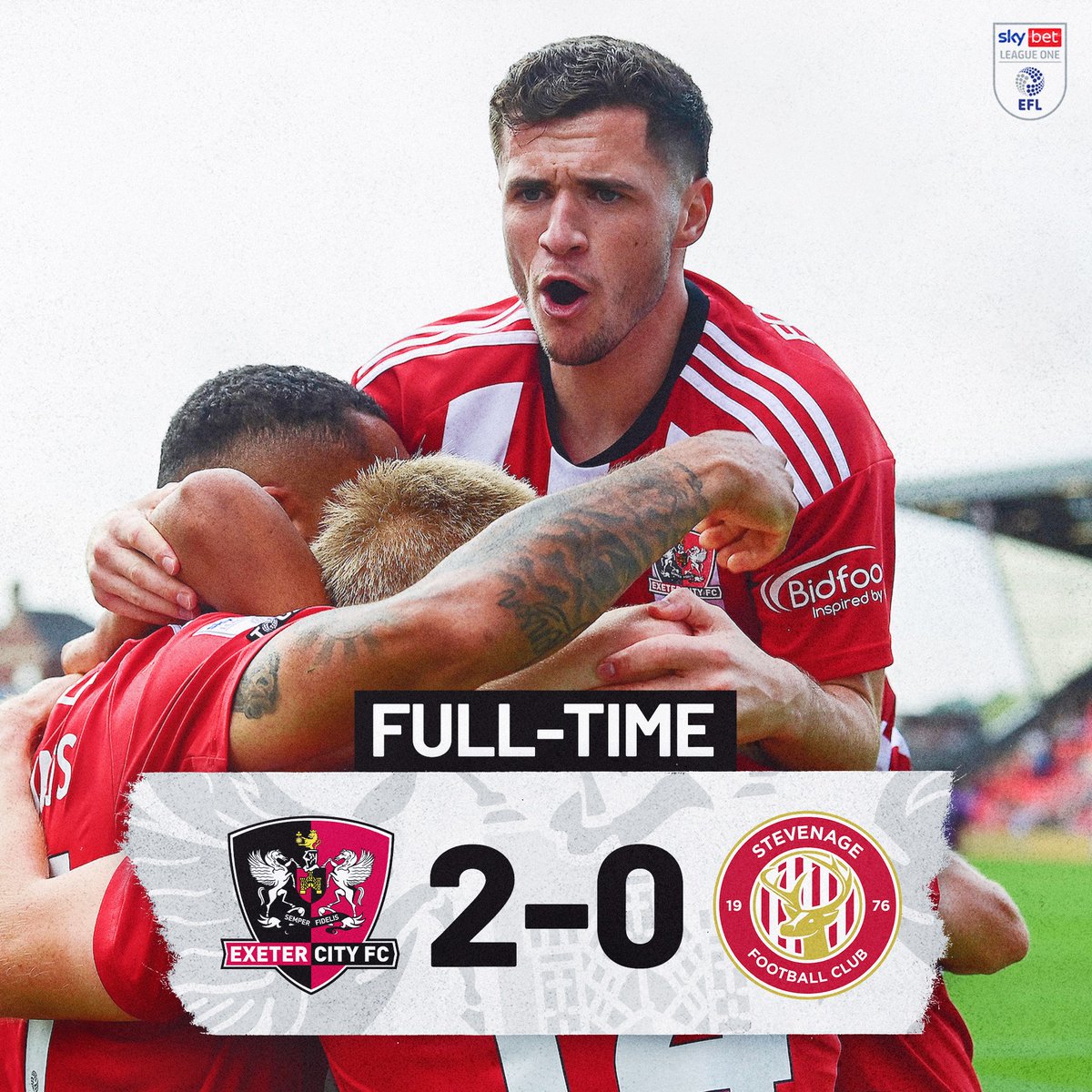 ⏱️ FULL-TIME: City 2️⃣ <a href="/StevenageFC/">Stevenage FC 🔴⚪</a>  0️⃣

Ed Francis' and Kamari Doyle's goals seal three points at SJP!

#ECFC #SemperFidelis