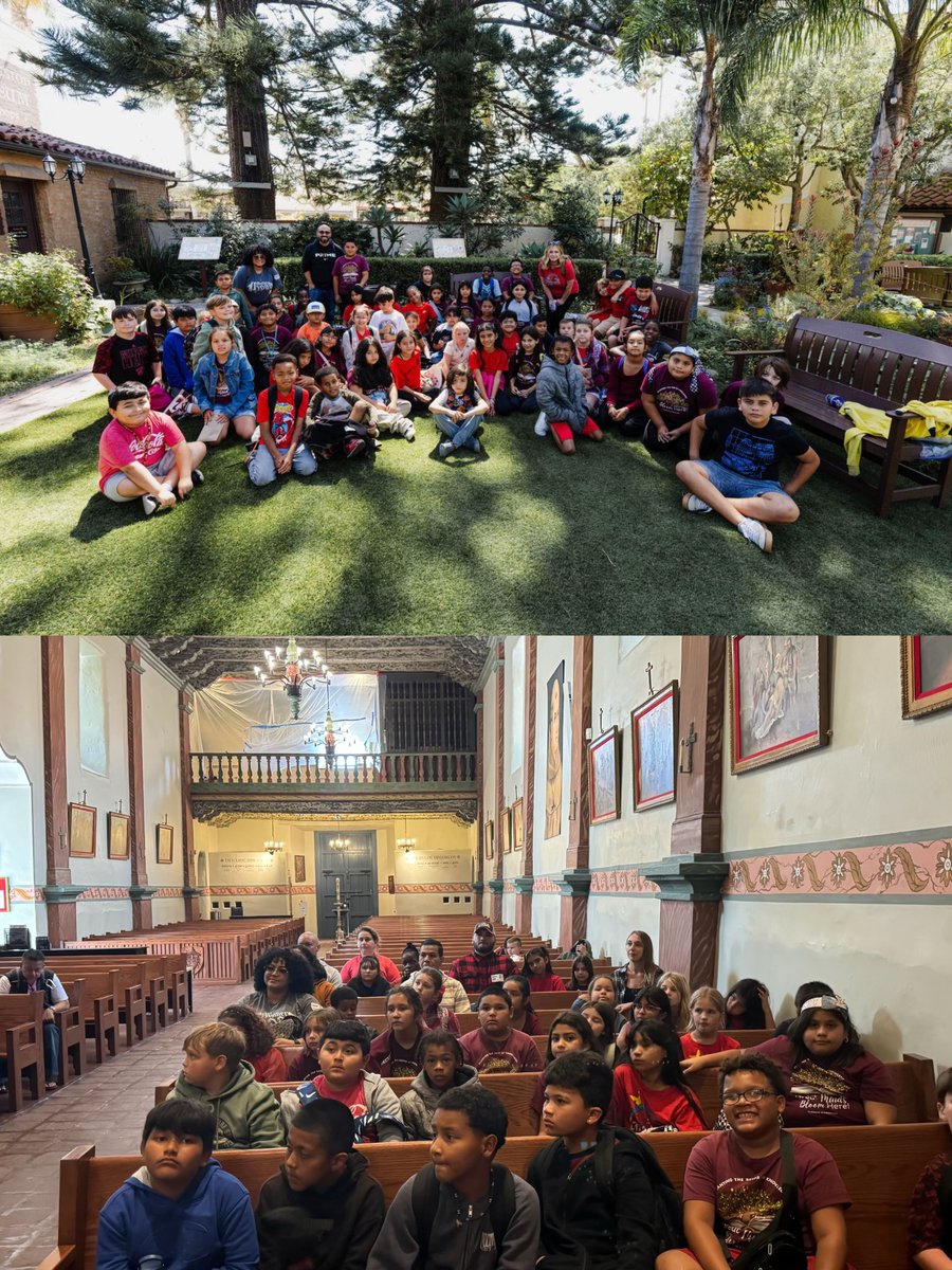 Our 4th Graders had a wonderful field trip to Mission Basilica Buenaventura. Thank you BCSD for funding this trip for our Falcons!