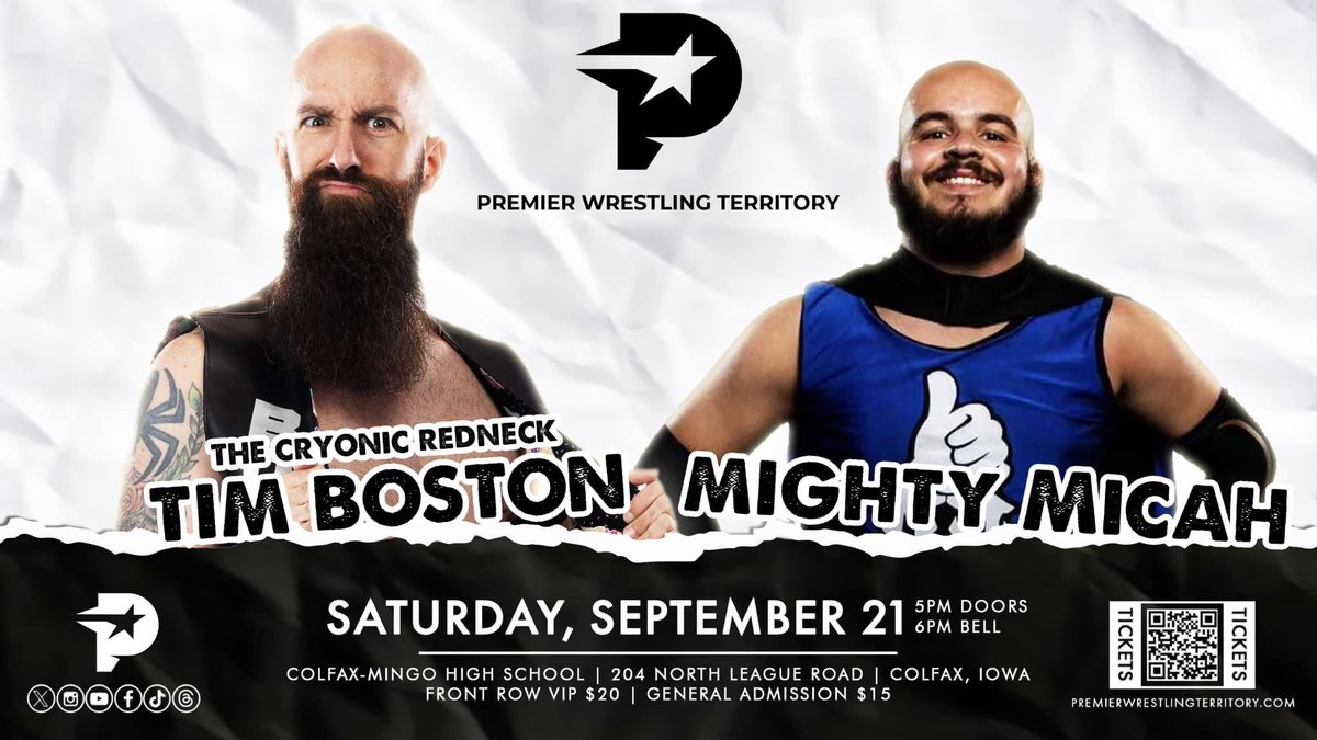 TONIGHT <a href="/PWTerritory/">Premier Wrestling Territory</a>