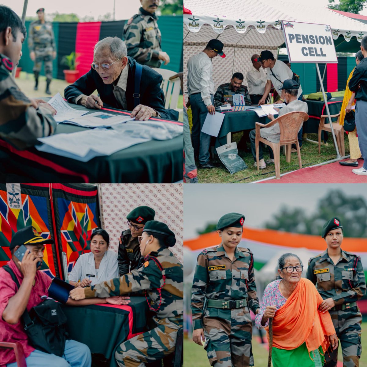official_dgar's tweet photo. ASSAM RIFLES ORGANISES GRAND EX-SERVICEMEN RALLY IN MANIPUR
#AssamRifles proudly hosted a Grand Ex-Servicemen Rally at the Kakching Garrison in Manipur on 21 Sep 2024. The event brought together 298 ex-servicemen, 58 Veer Naris/widows, the wards of two World War II veterans, and 74 dependents from across the region. The rally was honored by the presence of esteemed dignitaries, including the DG Assam Rifles, the Inspector General of Assam Rifles (South), Lt Gen KH Singh (Retd), the DIG of Range 2, the Deputy Commissioner, the Superintendent of Police of Kakching, and the Special Secretary to the Home Commissioner. All attendees expressed profound gratitude for the sacrifices made by the veterans and reaffirmed their commitment to support the ex-servicemen.
@HMOIndia @adgpi @PIBHomeAffairs