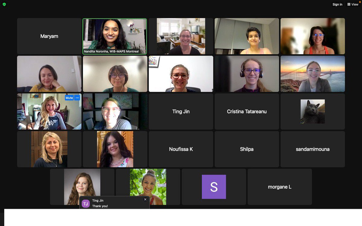 Thank you for being apart of MAPS women in bio event. Together, we are fostering a supportive community for women in the biosciences and your involvement is essential to our mission.