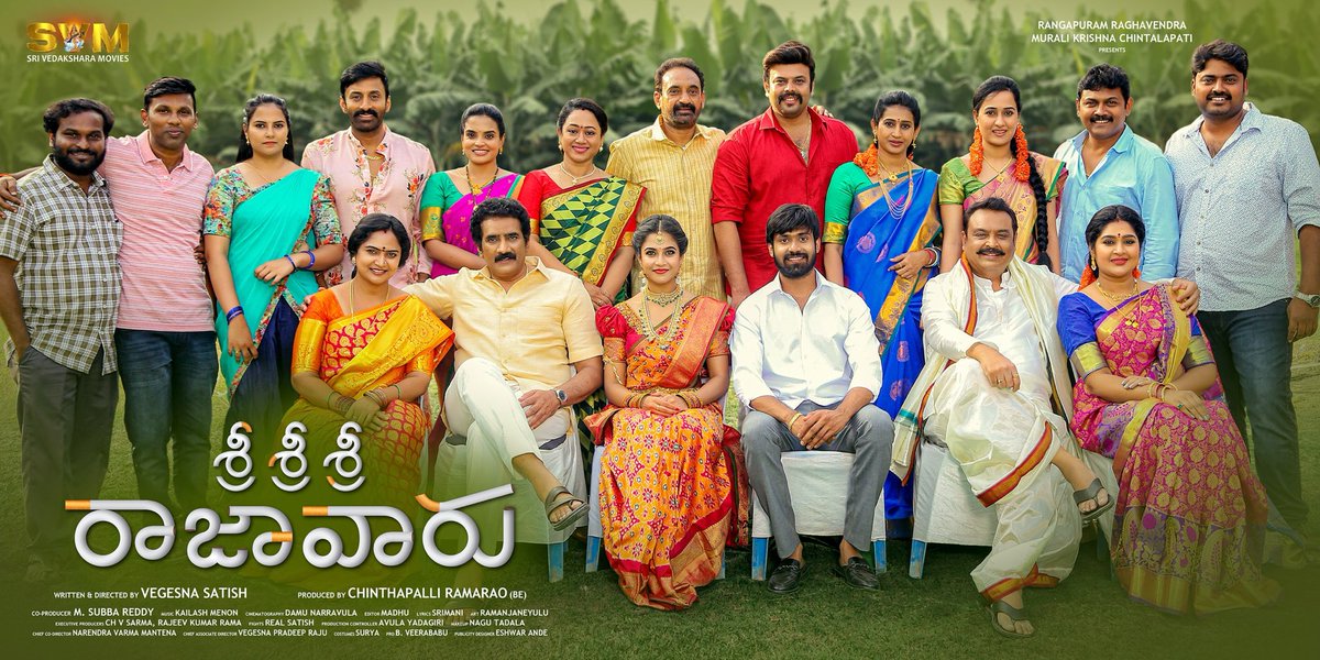 SureshPRO_'s tweet photo. .@NarneNithiin and @vegesnaSatish1's Family Entertainer #SriSriSriRajavaru is all set to release for DUSSEHRA,2024 

 #Sampadha #ChinthapalliRamaRao #KailashMenon @damubuzzi #MSReddy ⁦@veerababupro⁩ https://t.co/vc2b8iNsx4
