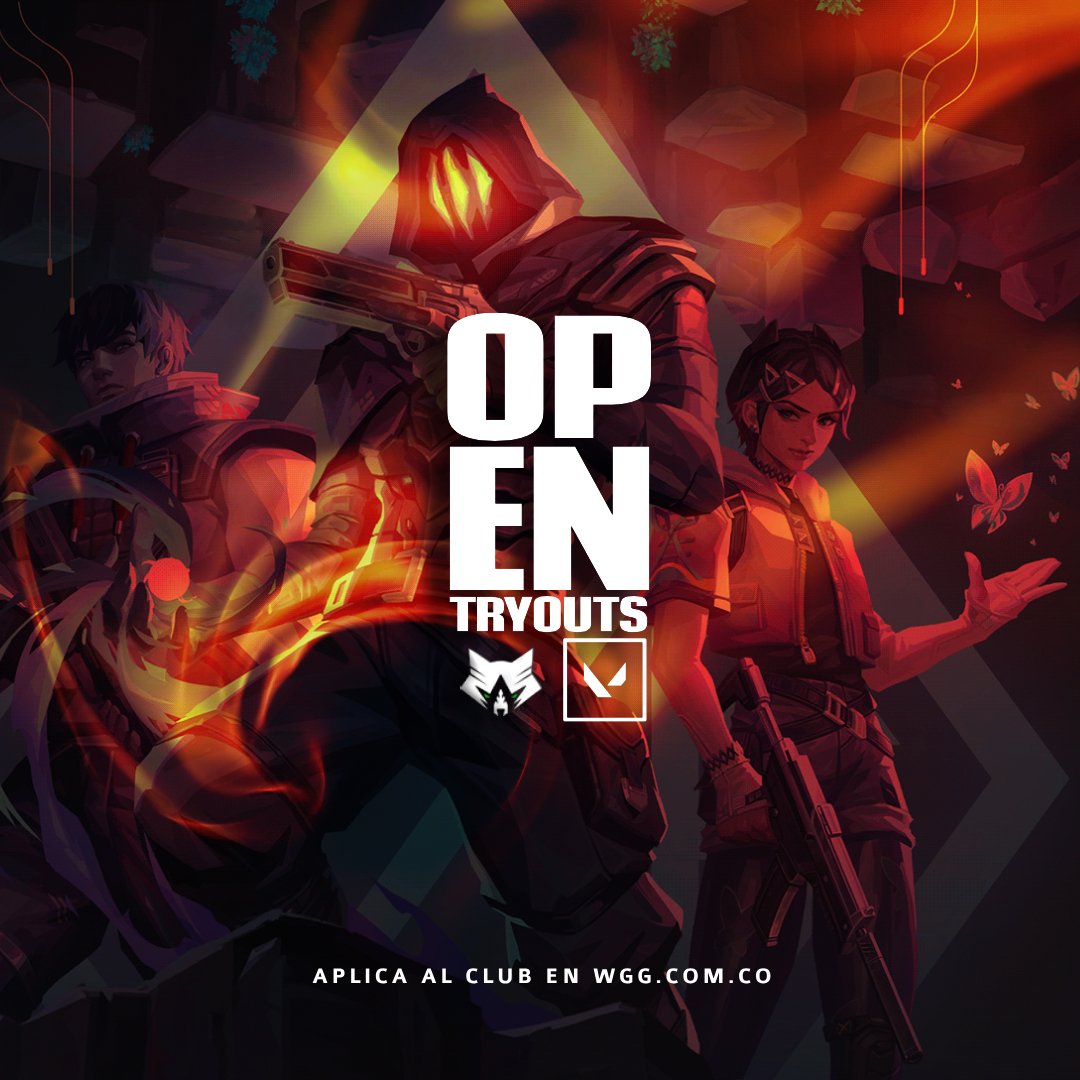 wickedxgg's tweet image. 📢 ¡BUSCAMOS JUGADORES DE VALORANT!

Abrimos TRYOUTS para encontrar a esos que quieran completar nuestro equipo de Valorant 😈

¡Más información dentro de poco!

Llena el formulario aquí 👇🏽
🔗wgg.com.co/#contacto