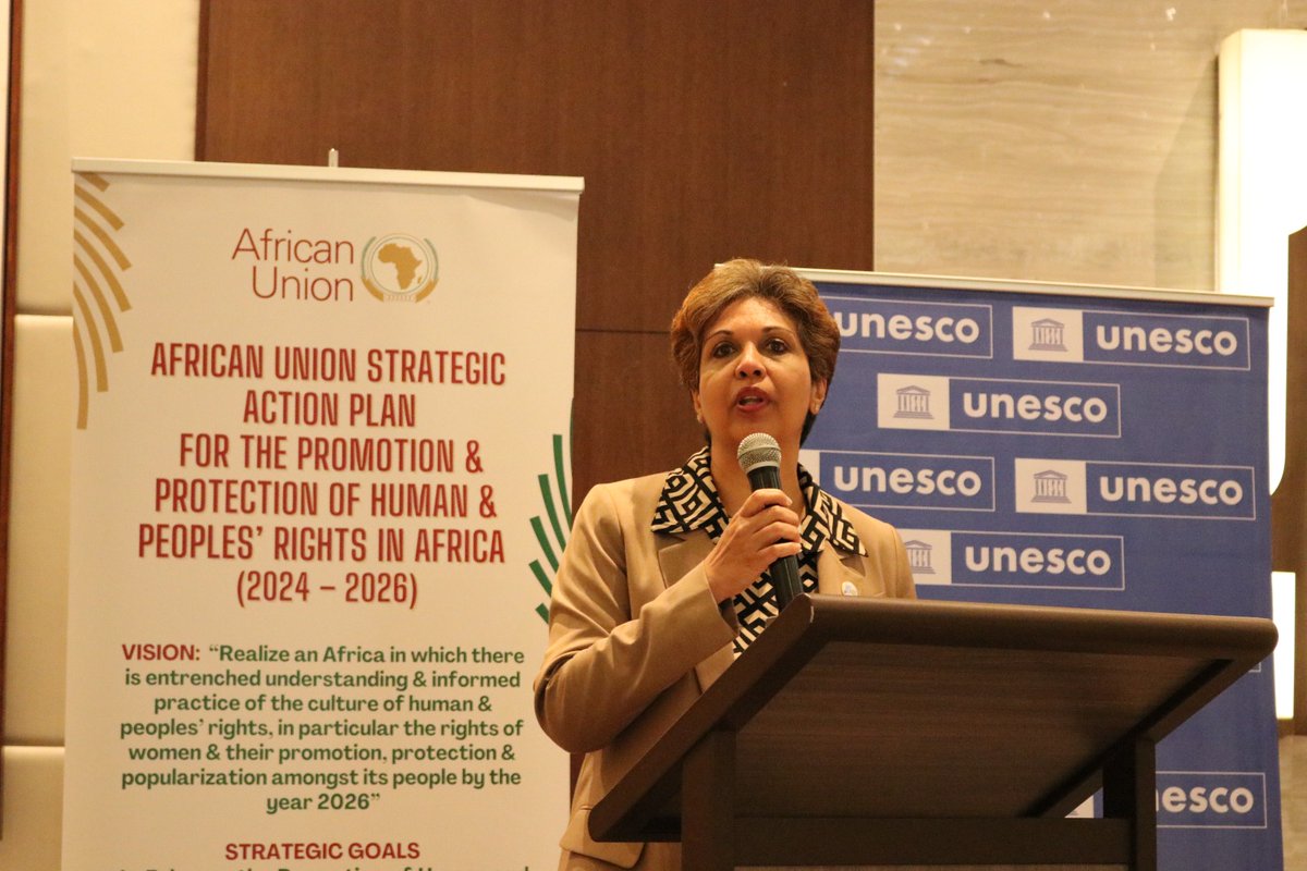 The #safetyofjournalists  in  Member States remains a pressing concern . We need to ensure that journalists can inform and educate us without fear or attacks, as we uphold the principles of democracy and human rights <a href="/UNESCO/">UNESCO 🏛️ #Education #Sciences #Culture 🇺🇳</a> <a href="/_AfricanUnion/">African Union</a>