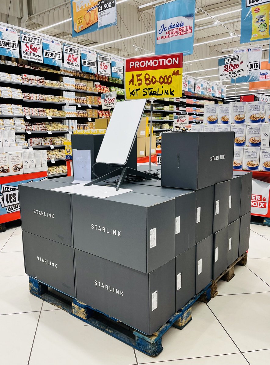 Madagaskar'da Starlink süpermarketlerde satılıyor. 

Biz daha lisans vermedik adamlara.

Dünyayı geriden takip etmekten yorulduk vallahi.