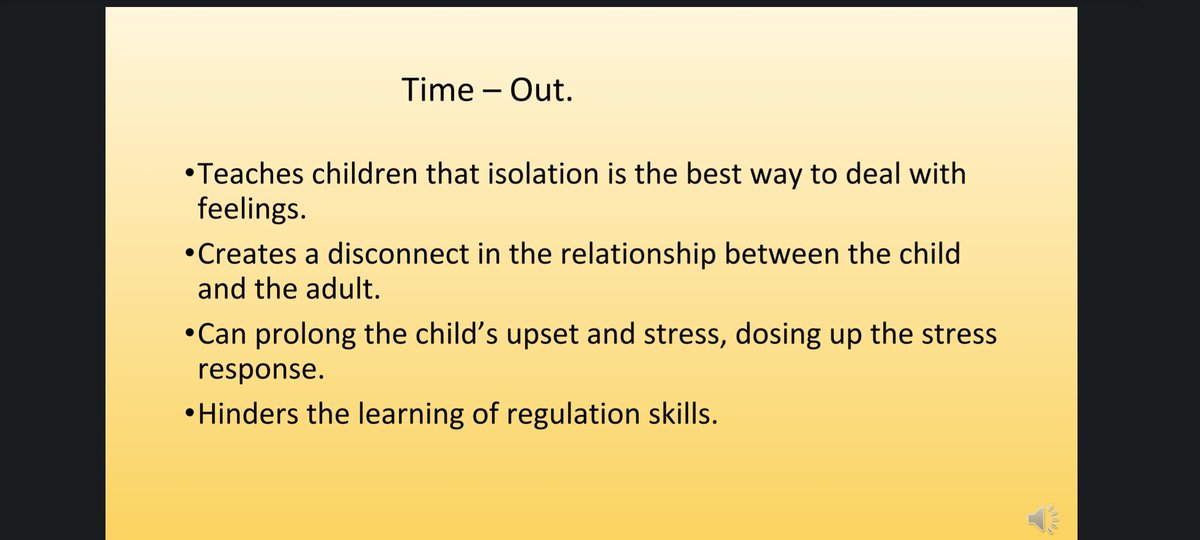 gerrydiamond71's tweet photo. Time in creates a me with you scenario. It teaches children that feelings are ok (emotional availability) &amp; strengthens the relationship between the child &amp; adult.
Time out teaches children that isolation &amp; suppression are the best ways to deal with feelings.🧠🌱 https://t.co/BodnzgzJUC