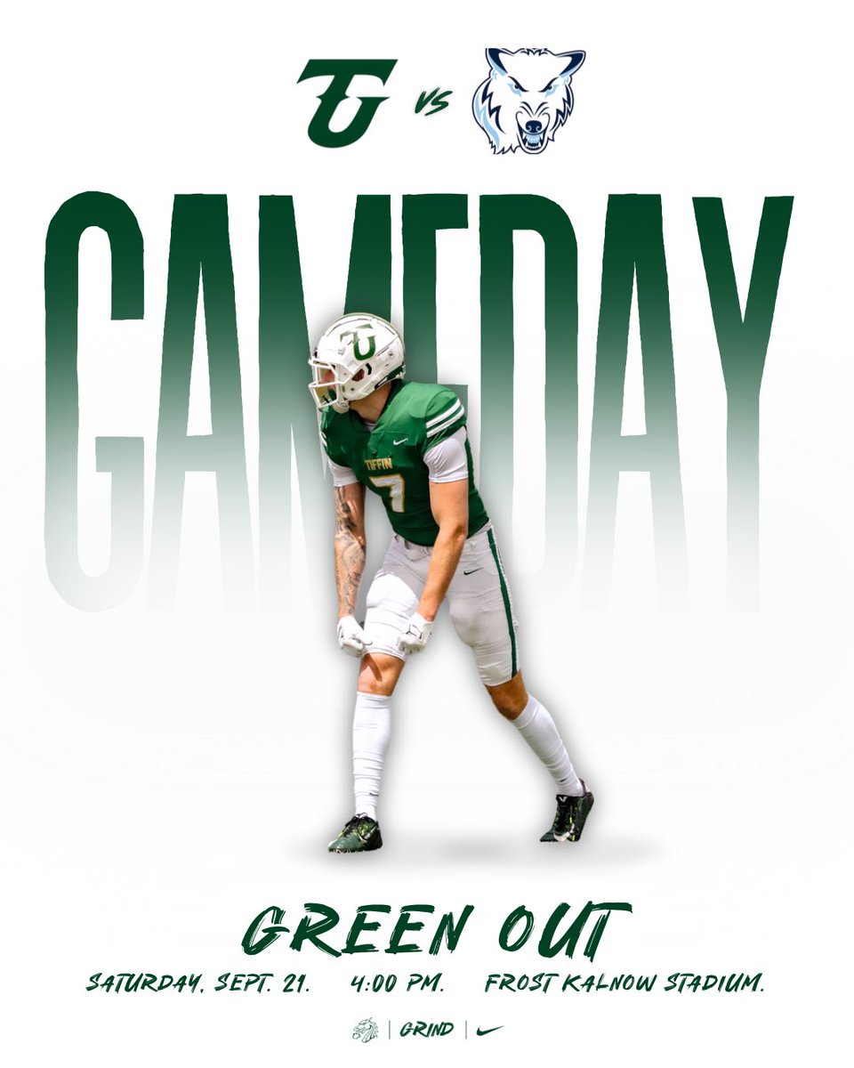 Back at Home! 

📍Frost-Kalnow Stadium, 4 PM. 

Wear Green!

#GRIND 🐲