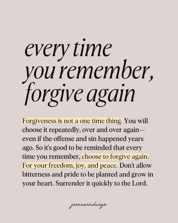 Lovandfear's tweet photo. Every time you remember, forgive again. https://t.co/M6SSDnLFCJ