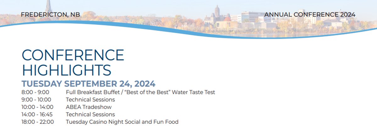 Highlights for the final day of the conference tomorrow include the Best of the Best Taste Test, Technical Sessions, ABEA Tradeshow and the Tuesday Casino Night.
