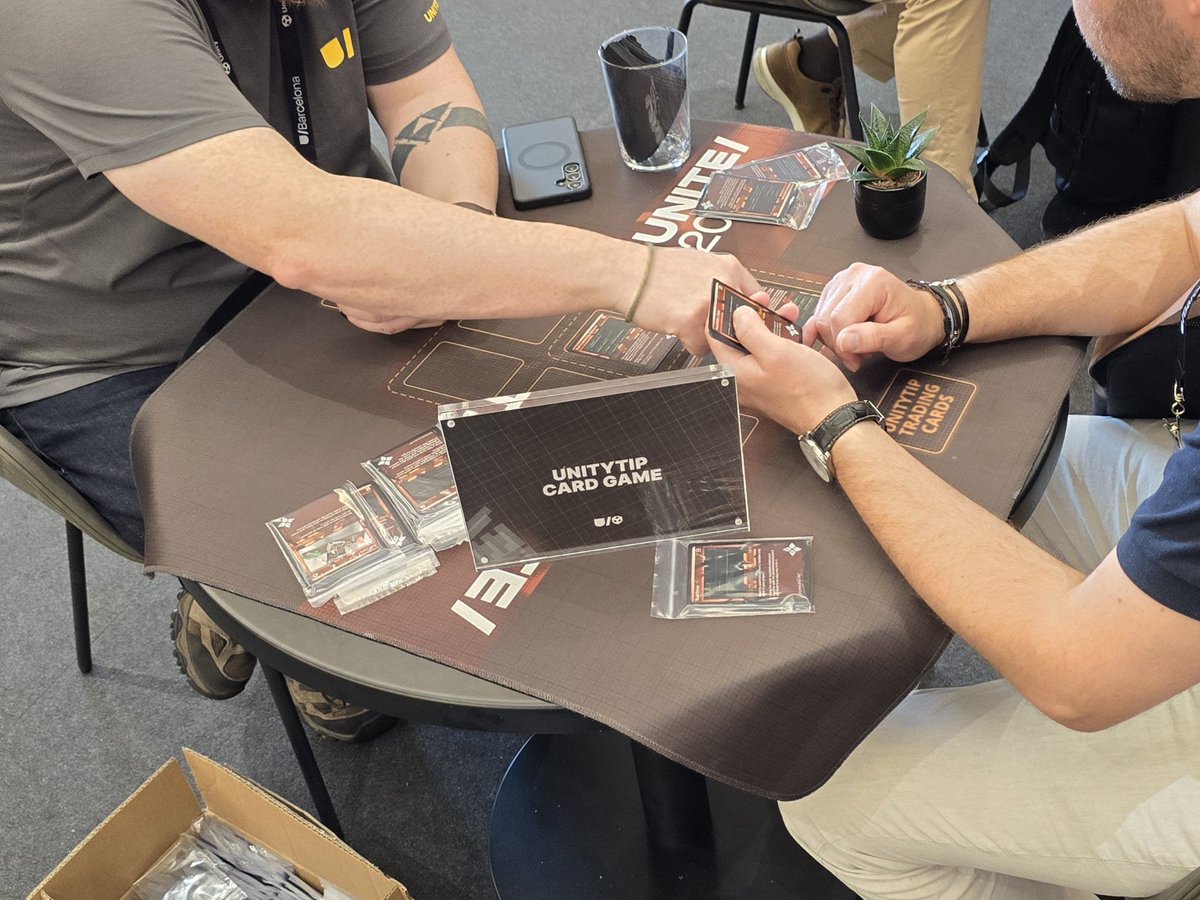 twisted_artwork's tweet photo. Waiting for our train and looking back at #Unite2024 my absolute highlight was how many people collected and played our unity tip trading card game! #awesome https://t.co/0dSu6BR2sB