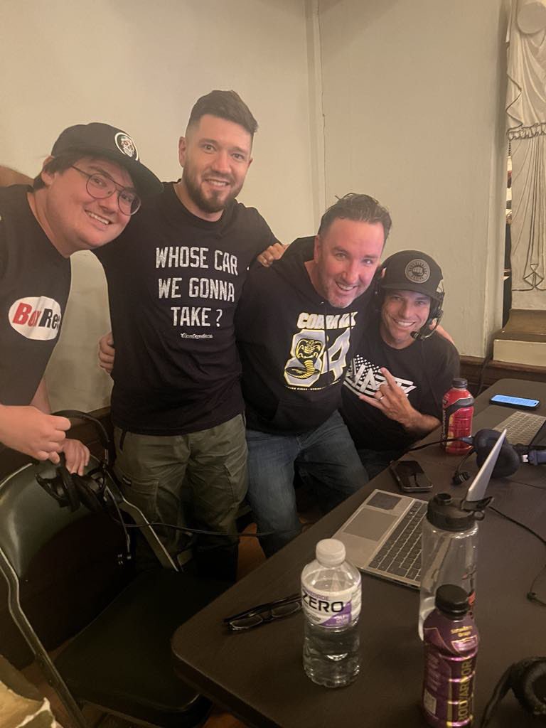 Cusick10's tweet photo. @BostonProBoxing broadcast squad 🥊 https://t.co/xZNHJIOpMj