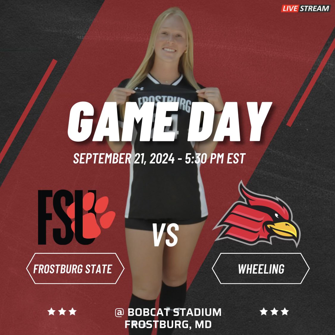 FrostburgWS's tweet photo. A great weekend for soccer at the burg!  Today we kick off at 5:30. 
#GameDay
#EmbraceitAll https://t.co/q6bb4VzJzO