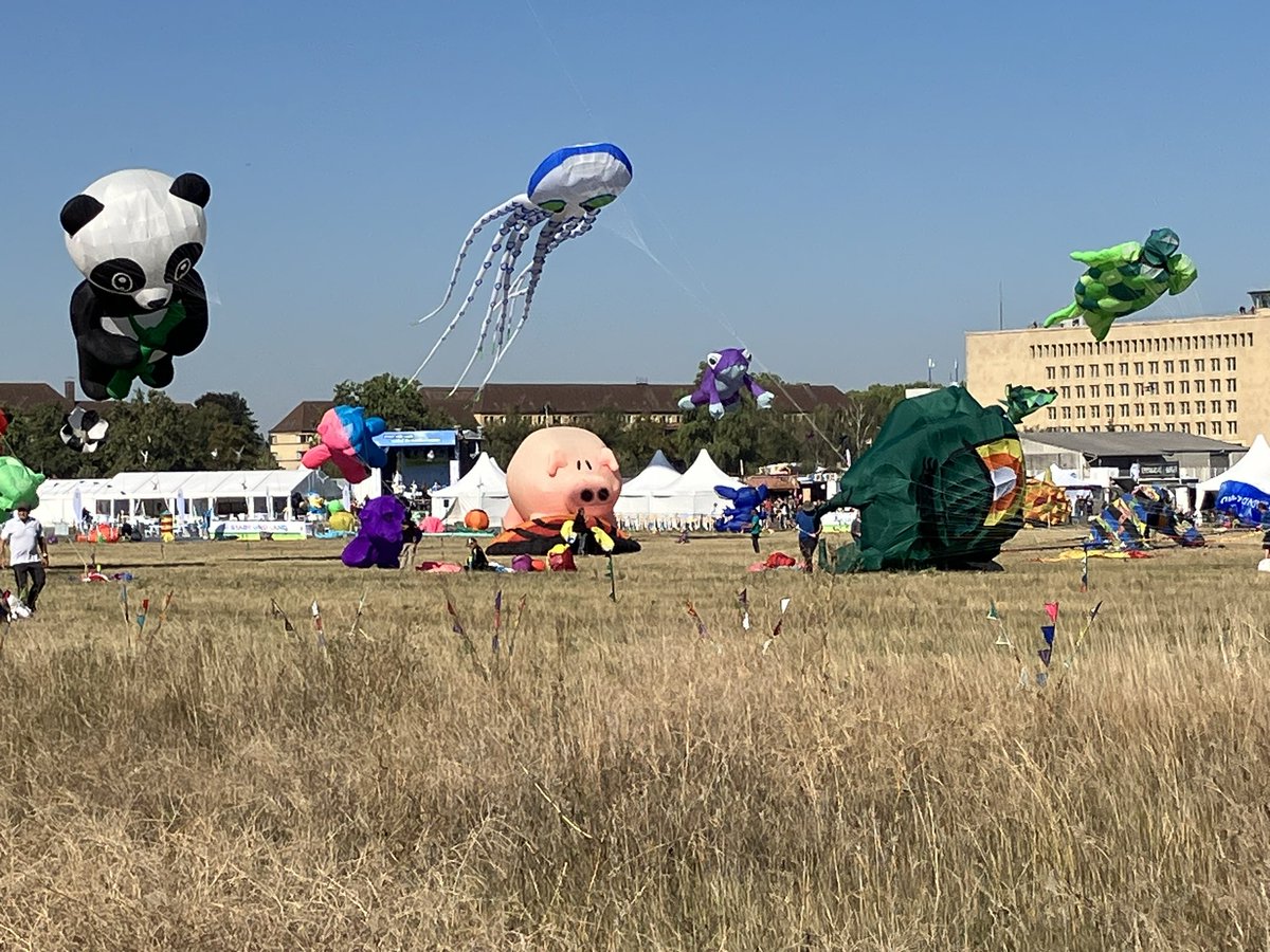 Fest der Riesendrachen am Tempelhofer Feld 😁👍