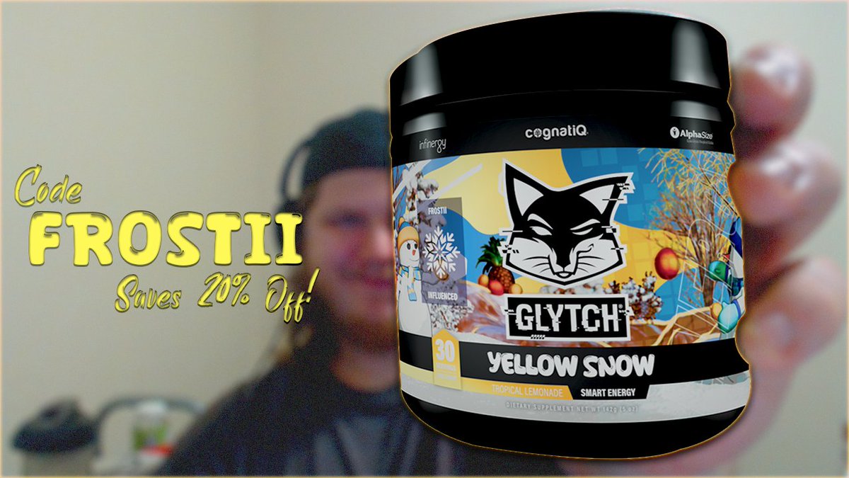 WhosFrostii's tweet photo. *ahem ahem*
ATTENTION ALL CREATORS
This is your reminder to use code FROSTII and save 20% off ALL @GLYTCHEnergy products!
Code FROSTII saves you TWENTY. PERCENT!
Can I get a #FoxYeah? π