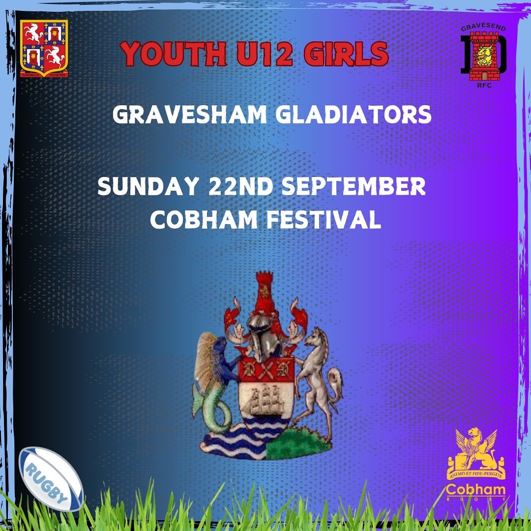 Let's go girls! Gravesham Gladiators (U12's) are off to the Cobham festival tomorrow for their first games of the season!