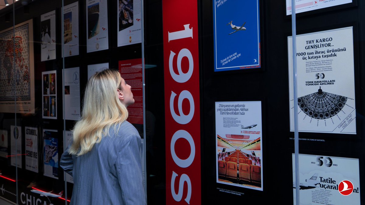 TurkishAirlines's tweet photo. Here are some special moments from the Turkish Airlines: From Past to Present exhibition showcasing our communication journey from the 1930s to today at the Istanbul Airport Lounge Business.

Don’t miss this unique historical journey!

#TurkishAirlines https://t.co/UIe9psAzcR