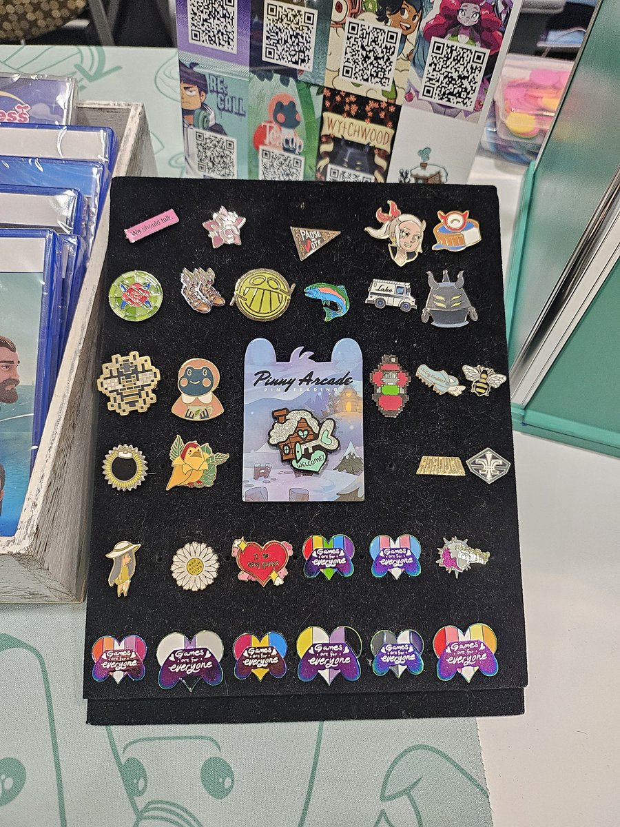 WhitethornGames's tweet photo. ComiCon Erie Day 2 😎

We're here all day 10-7pm at Booth 604 with game demos, cute merch, and a chance to chat with the Whitethorn crew!

Reply if you'll be stopping by (or wish you could be here to spin the wheel) ⬇️ https://t.co/yfEomCe3Oe