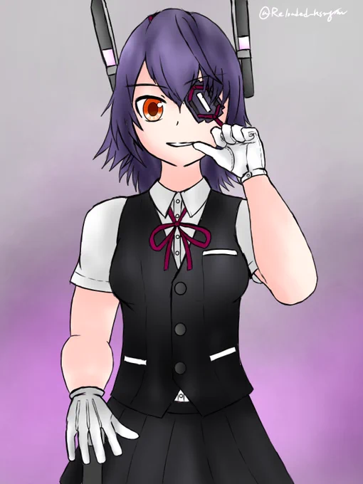 #三連休はフォロワーが増えるらしい白手袋に魂を込める絵描き 