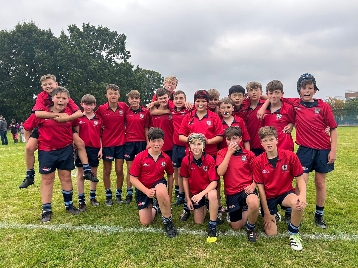 AnselmsSport's tweet photo. A great Saturday for our rugby teams against Wirral Grammar. U12B won 45-5, U12C won 30-5, U12A won 40-5, U13B won 30-10, U13A won 60-15, U14 lost 29-7, U15 won 37-0, 2nd XV won 32-15 and 1st XV won 62-5. @anselmscollege https://t.co/9j4AV2oCvR