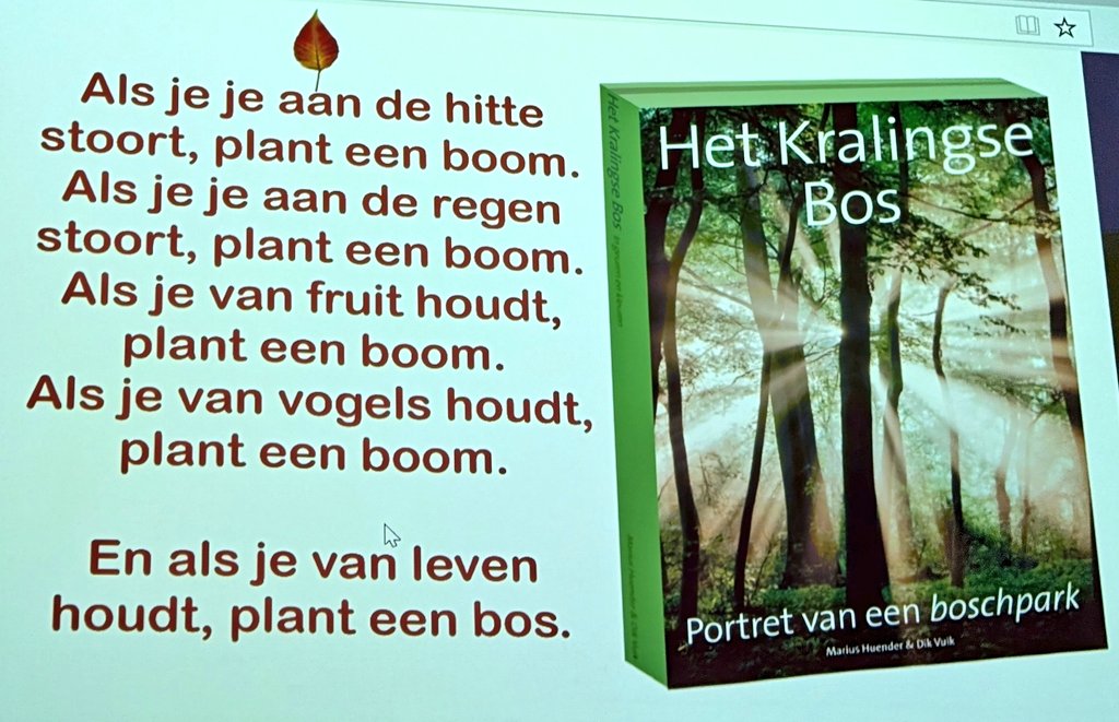 Presentatie van het lang verwachte boek Het Kralingse Bos, geschreven door Marius Huender &amp; Dik Vuik. Vanaf vandaag te koop, oa in de winkel van <a href="/HetNatuurhist/">Het Natuurhistorisch</a>
#stadsnatuur #Rotterdam