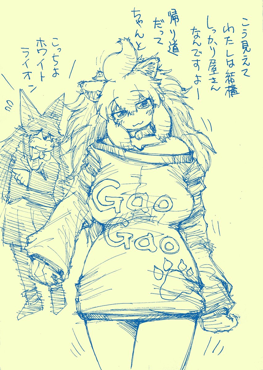 チームがおコンの二人
凄くいいよねー、って再掲
#けもフレ3 